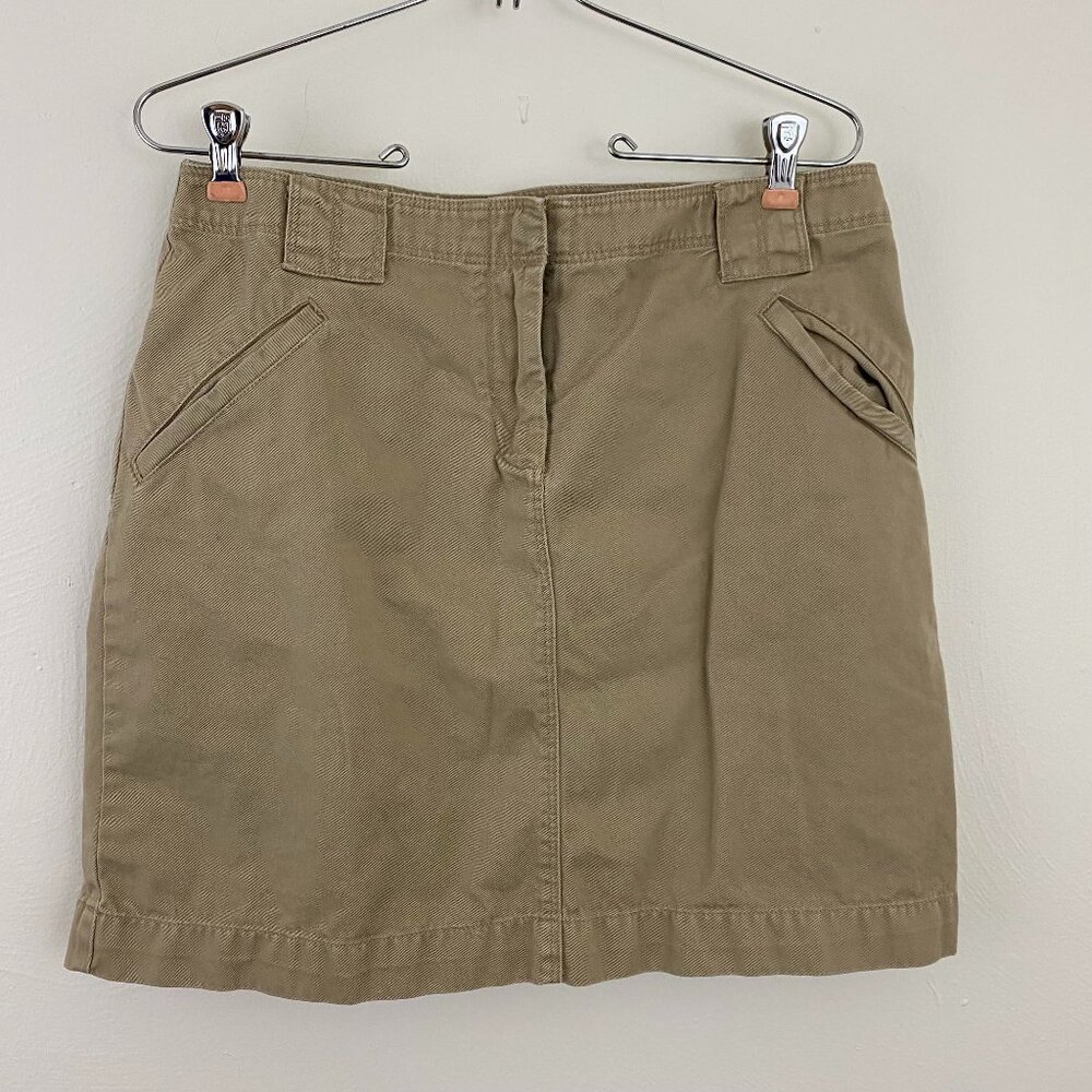 2000s J.Crew Khaki Mini Skirt